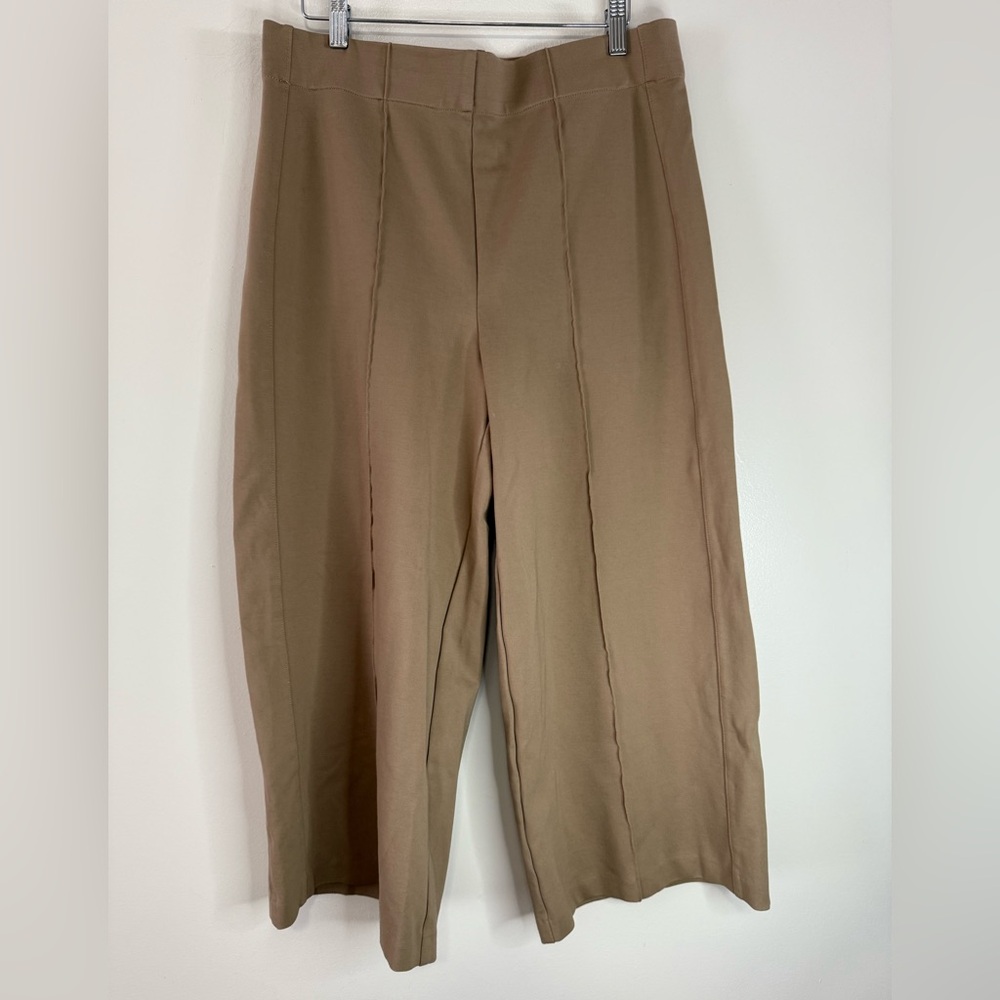 Jones & Co. Jones NY Wide-Leg Tan Pull on pants in size XL